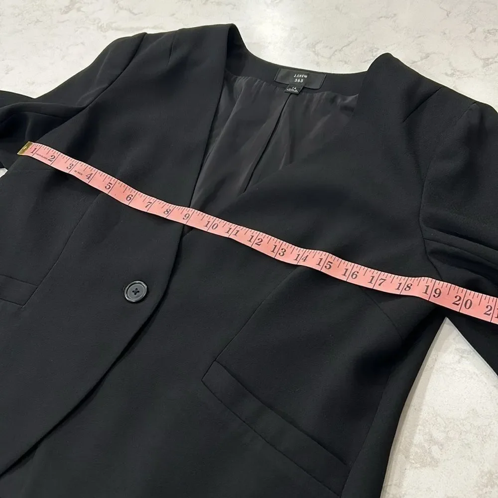 J. Crew 365 Collarless Blazer